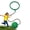 Green, variant on Skip Ball Ankle Toy, Soft Children Rotating Jump Ring, Fun Ankle Skip Ball for Kids, Soft Jumping Ring Rotating Single Leg Swing, Skips Sports Toy, for Camping Garden Backyard Beach