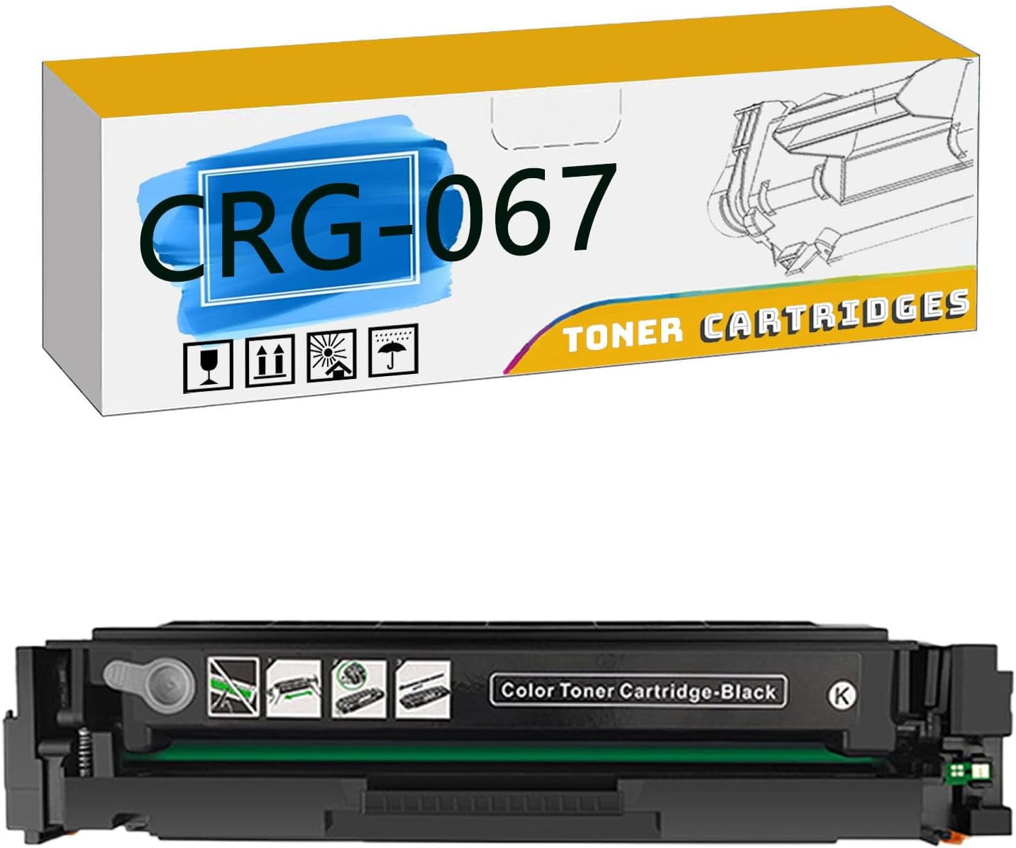 High-Yield Compatible Toner Cartridge For Canon 069 Black - Works With ImageCLASS Printers