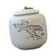 thumbnail image 5 of Recipiente de cerámica para té de 800 ml, recipiente hermético de porcelana oriental para cocina. Hoja de Loto, 5 of 9