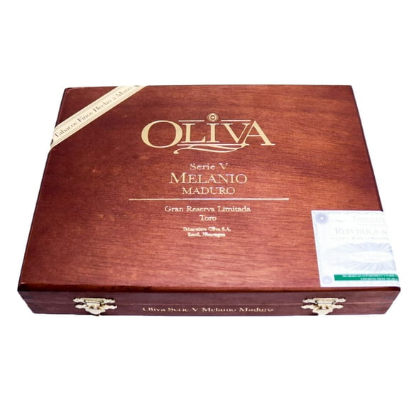 Oliva Toro Serie V Melanio Maduro Empty Wood Cigar Box 9" x 7" x 1.25"