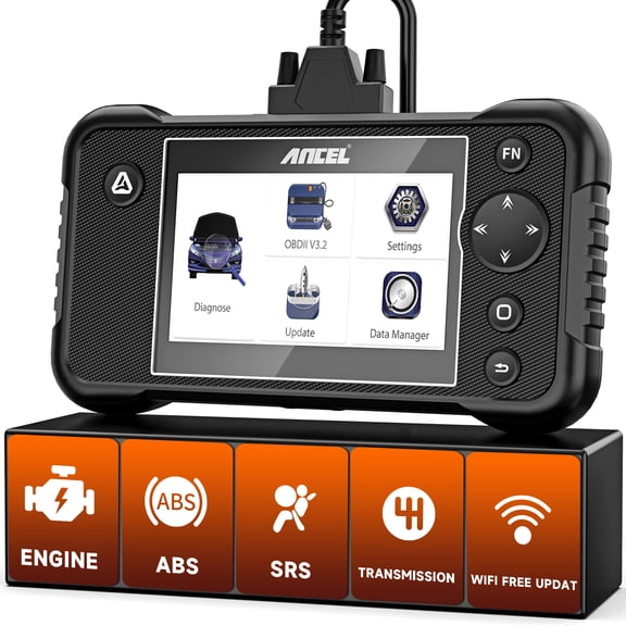 ANCEL FX3300 Elite OBD2 Scanner Diagnostic Tool, Full System Check Engine Transmission SRS ABS Car Code Reader Automotive Diagnostic Scan Tool, Lifetime Free Update