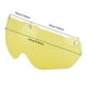 thumbnail image 5 of Lente de Ojo de Casco de Bicicleta de 3 Piezas Zulema Lente de repuesto para gafas de casco, 5 of 8