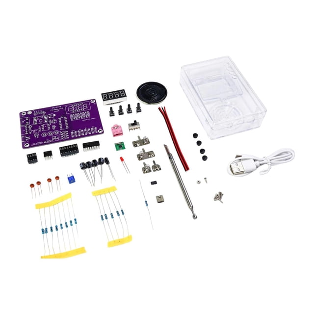 BELOVING FM Radio Kit Stable Soldering Learning and Teaching FM 87-108 MHz for Adults With Shell