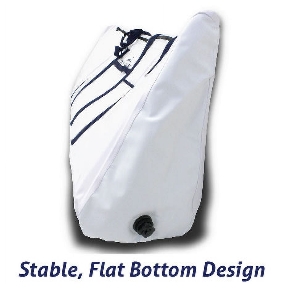 SavvyCraft Insulated Fish Cooler Bag, Waterproof Leakproof Soft Insulated Fish Kill Bag with Easy Grip Handles, Flat Bottom Style White 60"L x 12"W x 22"H