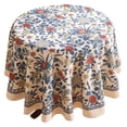 thumbnail image 1 of Mantel Patdrea Designer, tamaño pequeño, azul, para mesa redonda, 140 cm, 1 of 9