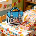 thumbnail image 4 of Tong Reusable Backpack And Grocery Proof Cartoon Backpack And Grocery Children's Party Color Snack And Stationery Storage, 4 of 6