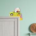 thumbnail image 5 of Beautynvta Easter Door Corner Decorations, Funny Driving Bunny Door Frame Ornament, Easter Spring Sign, Wooden Rabbit Decor for Front Door Frame, Window, Wall, Cabinet, Right, 5 of 6