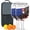 White-1, variant on Pickleball Paddles Set Of 2, Fiberglass Surface, USA, Independence Day Print, 4 Balls & Bag