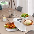 thumbnail image 4 of EcoQuality [150 Pack] - 9 Inch Disposable Round Aluminum Foil Take-Out Pans with Board Lids Set - Disposable Tin Containers, Perfect for Baking, Cooking, Catering, Cake Pans, Parties, Restaurants, 4 of 7