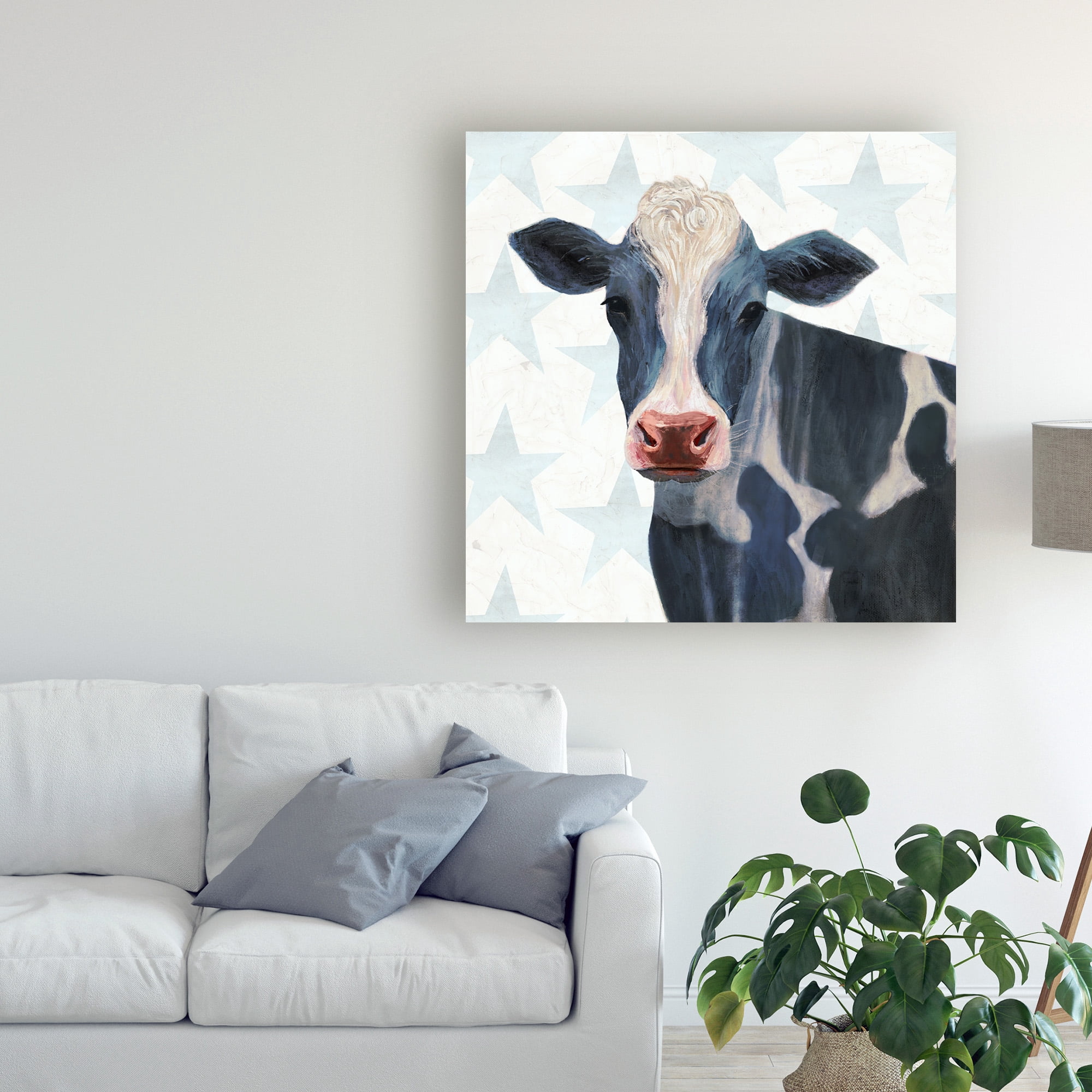 Trademark Fine Art 'Patriotic Farm I' Canvas Art by Victoria Borges