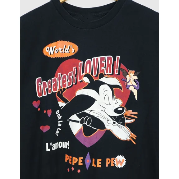 Vintage Pepe Le Pew Worlds Greatest Lover Unisex Cotton S-5XL T-shirt NE676