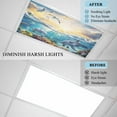 thumbnail image 6 of 2 Pack Magnetic Fluorescent Light Covers, 2x4 Ft,Ocean Marine Life Tropical Turtle Fish Animal Magnetic Light Covers for Ceiling Lights Classroom Office Home Decor, 6 of 9