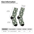 thumbnail image 2 of Balery White Daisies and Bee Calcetas Largas con Estampado para Hombre y Mujer – Suaves y Transpirables, Talla Única (US 5-11), 2 of 6