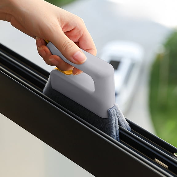 Two-in-One Detachable Window Brush and Door Cleaning Brush, Multifunctional Crevice Cleaning Brush for Range Hoods, Blinds, and Hard-to-Reach Areas