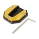 thumbnail image 5 of Soporte lateral para motocicleta, piezas de repuesto de extensión de placa de pie, soporte antideslizante Amarillo, 5 of 7