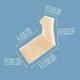 thumbnail image 3 of Finger Protector Thumb Sleeve Support | Joint Strain Relief | Super Thin Breathable Nylon | Double Pressure Design | Wrist Protection | Fits Left or Right Hand | Beige | 1pc | S M L, 3 of 9