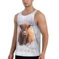 thumbnail image 2 of Salouo Cow for Men's Tank Tops,Sleeveless Muscle Shirts for Men Quick Dry Workout Tank Top Gym Muscle Tee Fitness Bodybuilding Sleeveless T Shirt-4X-Large, 2 of 7