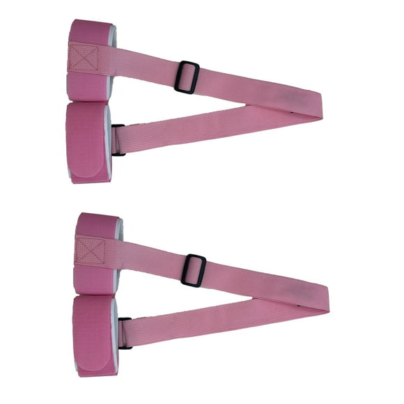 Yuarrent Portador de hombro de esquí ajustable, 2 pack/lote, con EVA Premium para correa de transporte de esquí de amplia aplicación Deportes de nieve Púrpura