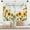 Yellow Sunflower, variant on Rustic Sunflower Kitchen Curtains 27.5W x 39L Inch Farmhouse Country Flower Wood Wooden Yellow Quotes Rod Pocket Short Cafe Tier Small Window Treatment Drapes 2 Panels