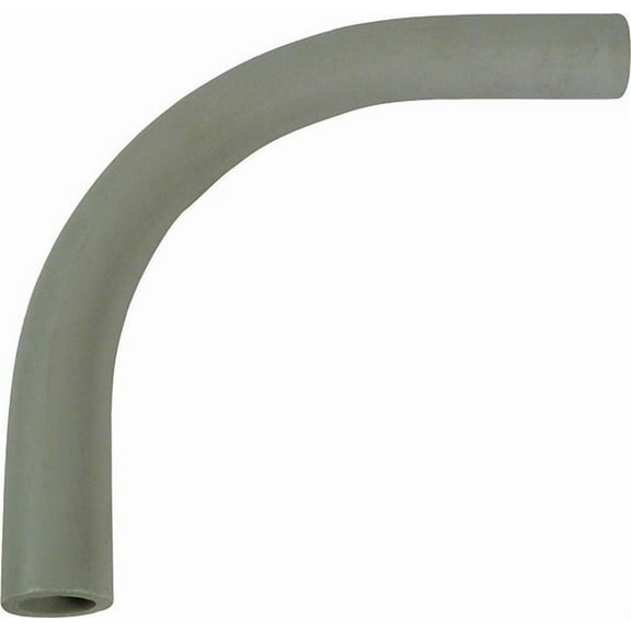 Cantex Conduit Fitting 90 Deg Elbow, 3 in, Glue, PVC, PVC Coated 5133830