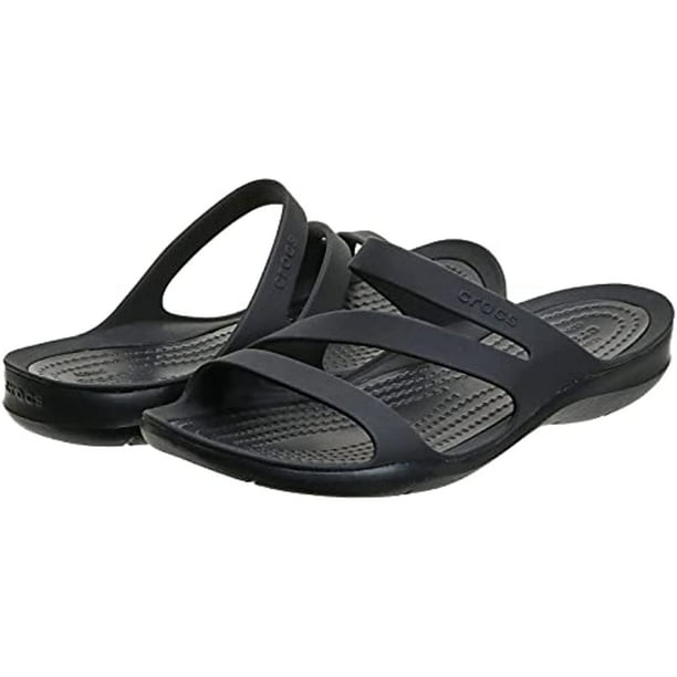 サンダル・ミュール CROCS Women Sandals CR210061 TRIPLE Black Free Shipping! Crocs Women's Swiftwater Slide Sandals, Sizes
