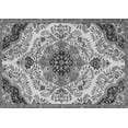 thumbnail image 1 of Ahgly Company Indoor Rectangle Medallion Gray Traditional Area Rugs, 2' x 5', 1 of 1