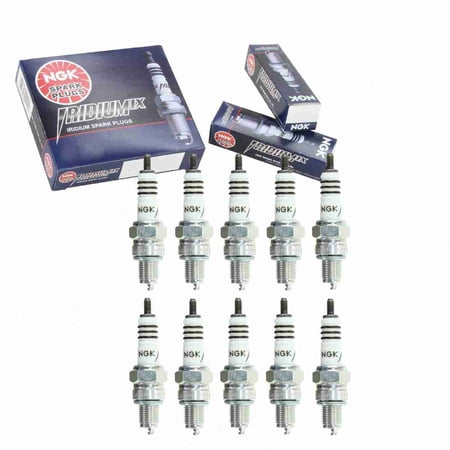 10 pc NGK 7274 Iridium IX Spark Plugs for 90793-20170 98056-56718-HE 99000-69835-C6R Ignition Wire Secondary