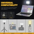 thumbnail image 2 of Pocket Clip-on LED Video Light Video Conference Light for Computer Tablet Mobile Phone DSLR Camera LED Fill Light 2500K-6500K Dimmable Built-in Battery for Online Meeting Live Streaming Selfie, 2 of 8