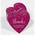 thumbnail image 2 of Inkdotpot Thanks For Celebrating The Bride To Be Bridal Shower Bottle Tag Real Silver Foil Favor Hang Tags Pack Of 50, 2 of 6