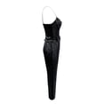 thumbnail image 5 of Wdgfv Womens Sequins Jumpsuits Formal Backless Romper Long Pants with Chain Belt and Sparkling Sequins Backless Elegant Pantsuit for Evening Wear Black S, 5 of 5