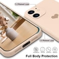 thumbnail image 4 of iPhone 11 Case, Phone Case iPhone 11, Slim Fit Silicone Protective Soft Bumper Girls Women Boys Men iPhone 11 6.1" 2019 Cover,Brown, 4 of 7