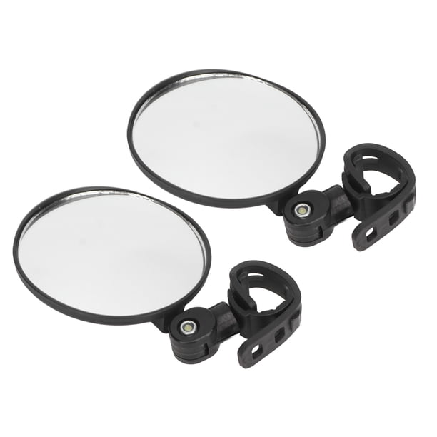 Espejo de Vista Trasera de Bicicleta, Espejo Retrovisor de Scooter Universal de 2pcs Ajustable A Prueba de Golpes para Al Aire Libre