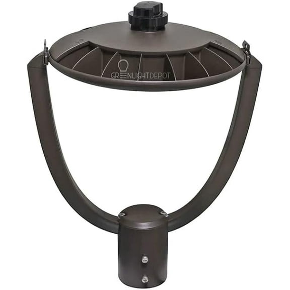 GREENLIGHTDEPOT LED Post Top Light - Selectable Color Temperature - 75W - Black - Shorting Cap