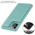 thumbnail image 6 of for iPhone 11 Pro Wallet Case with RFID Blocking Card Holder for Girls Women,Premium PU Leather Magnetic Buttons Stand Flip Wrist Strap Case for iPhone 11 Pro 5.8 Inch,Macaron Green, 6 of 16