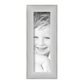 thumbnail image 2 of ArtToFrames 4" x 13" Metro Ice Silver Black Picture Frame, 4x13 inch Silver Wood Poster Frame (WOM-5247),  Pack, 2 of 7