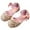 Pink, variant on LUOGENLI Slippers Girls Slippers Size 12.5 Children's Girls Dress Shoes Glitter Children's Princess Sandals Spring Baotou Sequin Flat Leather Shoes Children's Princess Shoes Dance Shoes Gold 26