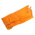 thumbnail image 1 of Heat Resistant Sleeve, Cowhide Safer Rope Design Easy Operation Fire Splatter Resistance Welding Sleeve, Ergonomic Worker Welder For Cleaner Repairer, 1 of 8