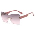 thumbnail image 1 of Nuevas gafas de sol combinadas sin marco de alta definición para mujer, gafas que combinan con todo, gafas de sol para disparar en la calle, gafas de sol rosas LingWen 9024735091097, 1 of 1