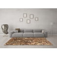 thumbnail image 3 of Ahgly Company Indoor Round Oriental Brown Industrial Area Rugs, 7' Round, 3 of 4