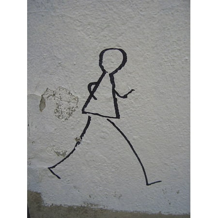 stick figure graffiti artist