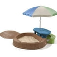 thumbnail image 1 of Step2 Naturally Playful Summertime Play Center includes Sandbox, Umbrella and Table for Children Ages 2 years and up, 1 of 3