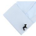 thumbnail image 2 of Gemelos con diseño de bulldog francés negro para hombre en color cobre, 2 of 3