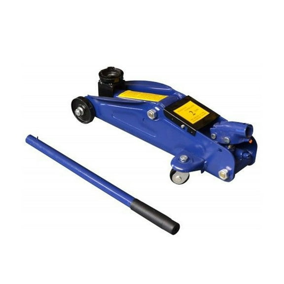 2 Tonne Hydraulic Trolley Floor Jack for Cars, Van, Lift from 135mm to 320 mm, with Steerable Handle Easy to Operate, Portable Hydraulic Jack Car Jack for Home Use