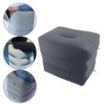 thumbnail image 4 of Ruiboury Inflatable Foot Rest 3 Layers Foot Stool Rest Pillow Foot for Travelling Deep Gray 40 x 30 x 43cm 1Set, 4 of 6
