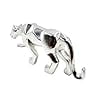 Silver Panther Statue, Panther Statuettes Home Decor,Showpiece Animal Figurines ..