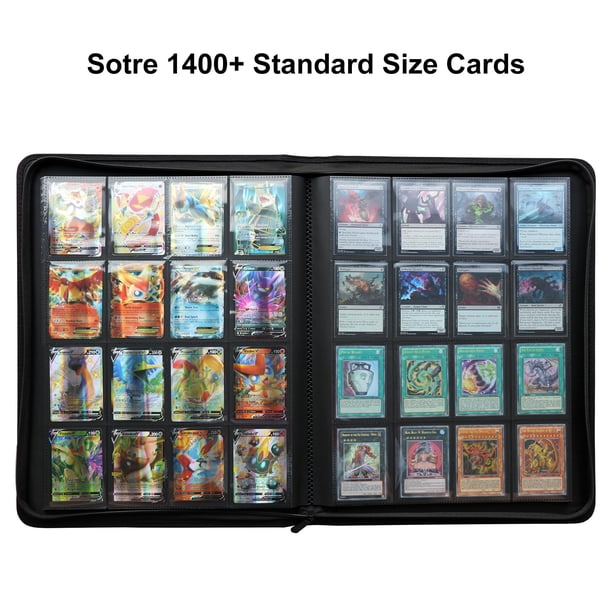 morabto graded card binder Amazon.com: MORABTO Premium 16 Pocket Trading Card Binder,1024 Card Capacity Card Binder Ringless Design with Zipper Side Loading Trading Card Album Folder for MTG, Sports Cards & TCG