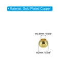 thumbnail image 2 of Uxcell 18K Gold Filled Spacer Beads for Jewelry Making 600, 2 of 8
