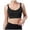 Black, variant on AJGRHE Women Simple Solid Bra High Strength Shockproof Sports Bra for Women Integrated Support Yoga Running Fitness Large Size S Black
