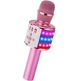 thumbnail image 1 of Intexca Bluetooth Karaoke Microphone, 4-in-1 Wireless Mic with LED Lights for Kids & Adults, 1 of 5