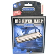 Hohner Big River Harp MS Harmonica in Chrome - Key of A